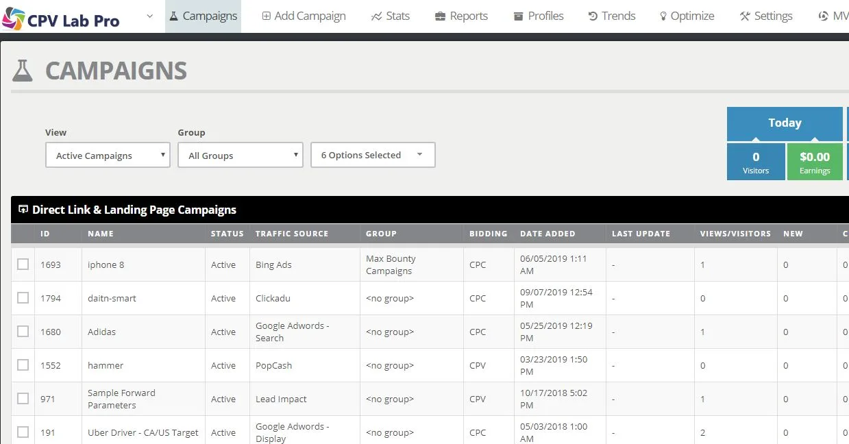CPV Lab Tracking