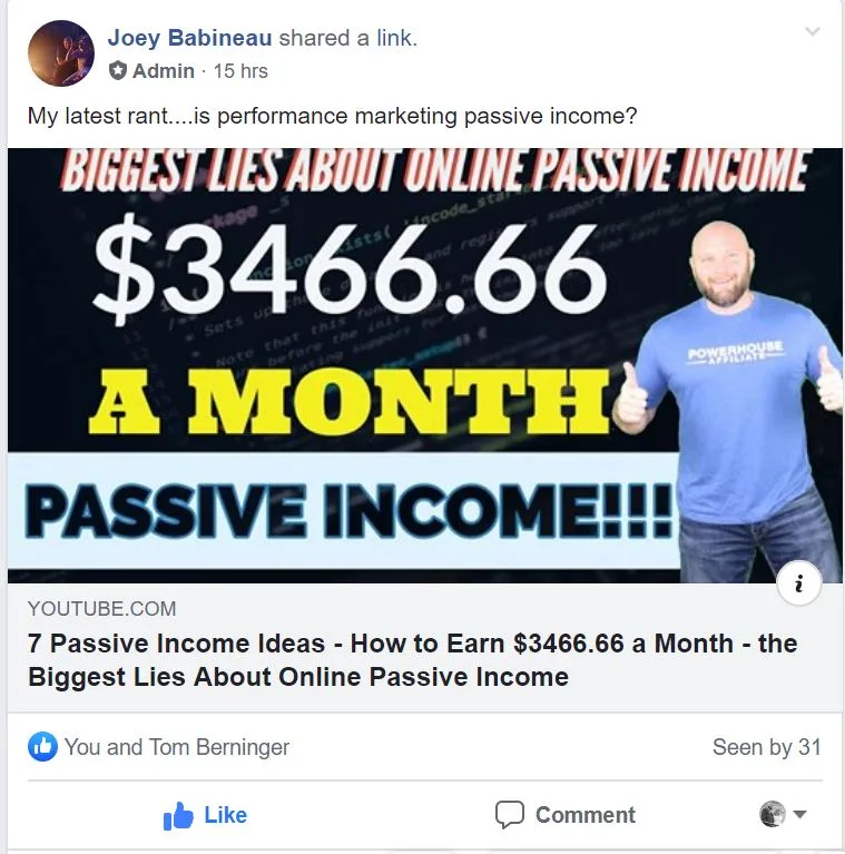 Liked on Facebook