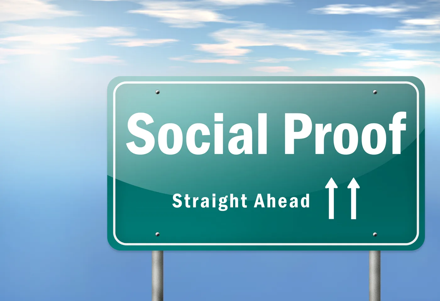 Higher conversions with social proofing