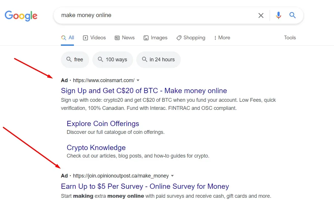 cpa search ads
