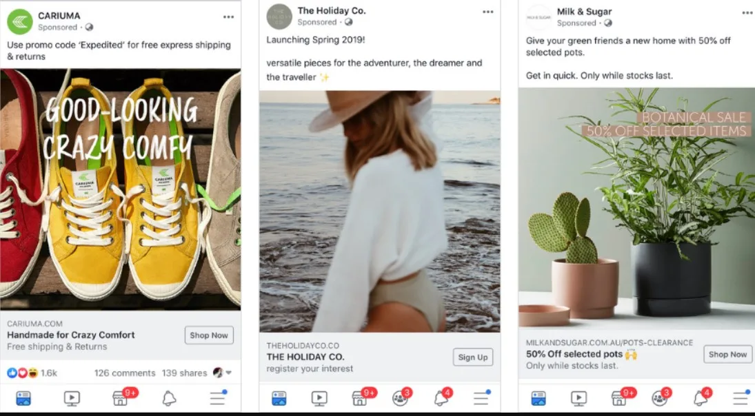 social ads cost per action