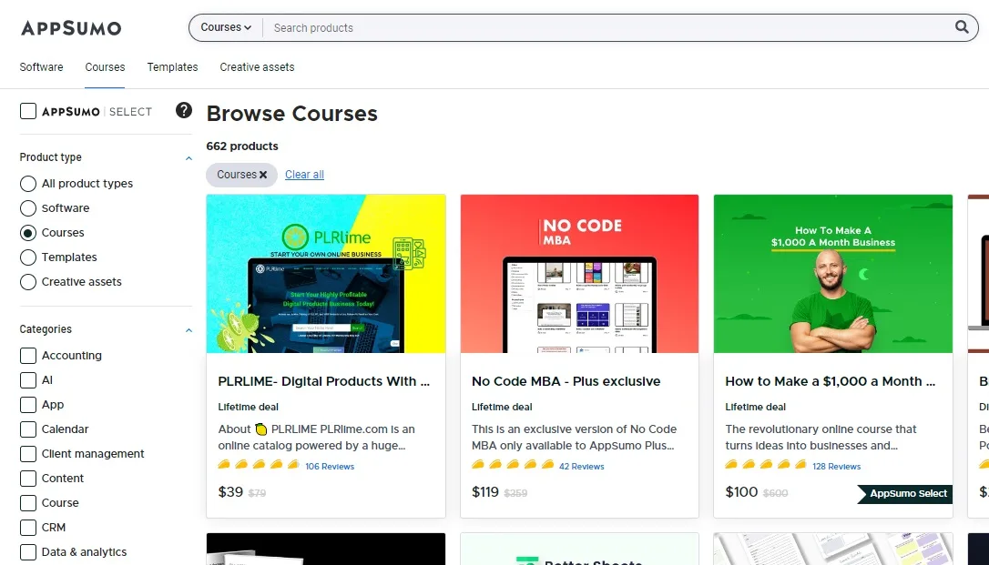appsumo deals reviews