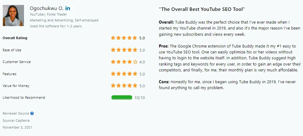 TubeBuddy Review