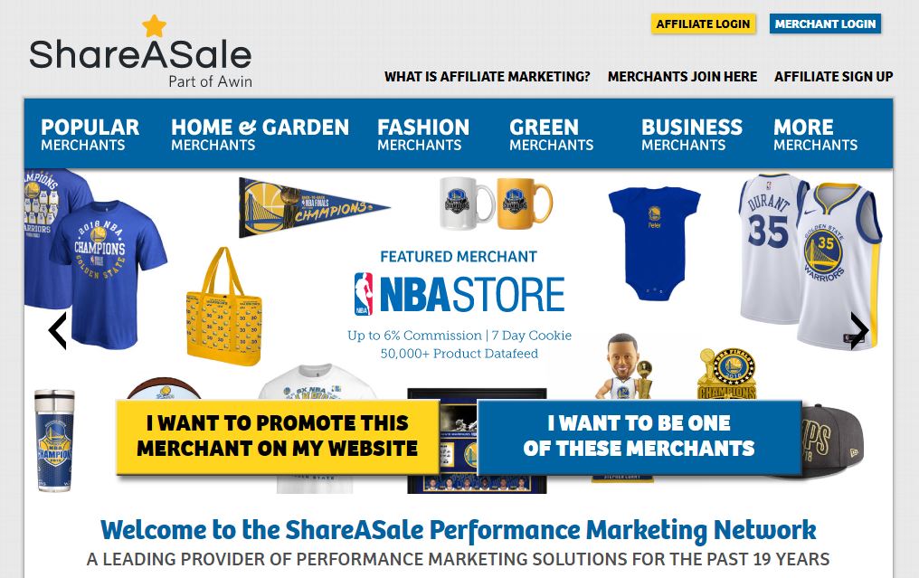 affiliate marketing companies Shareasale