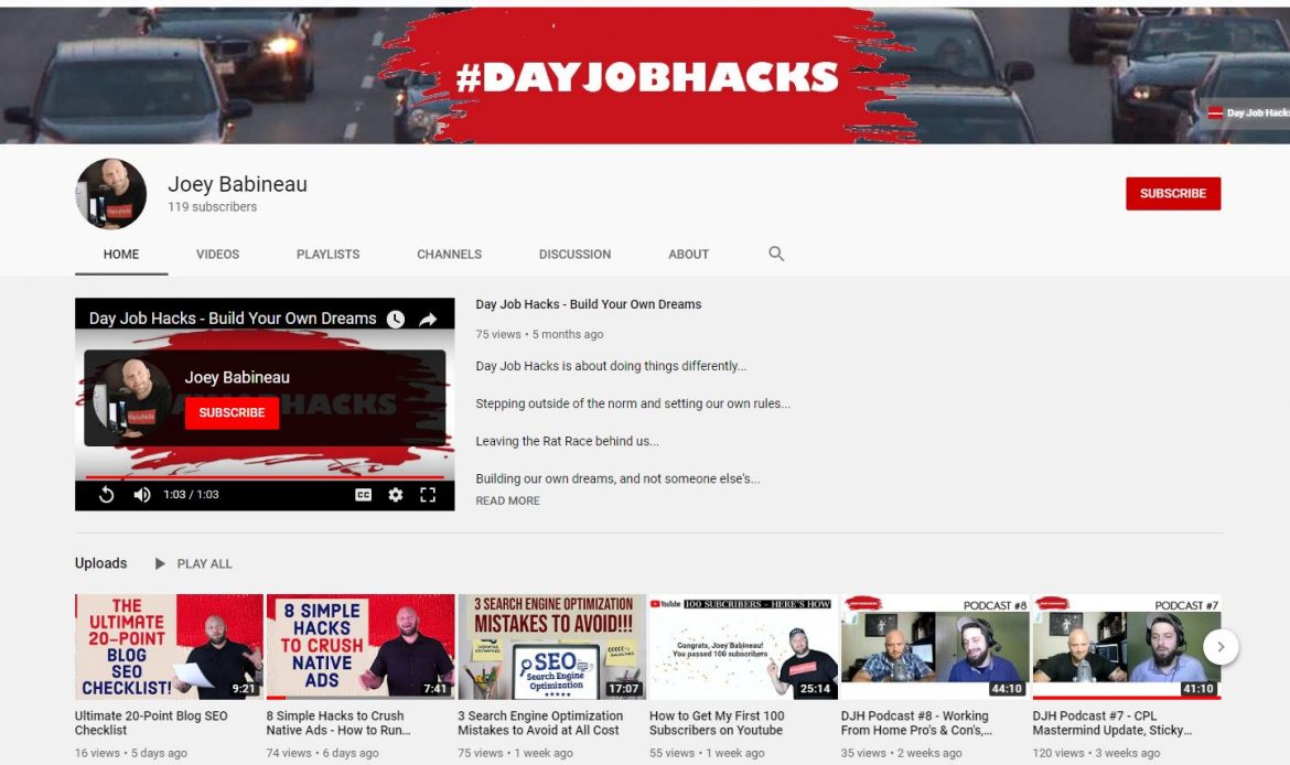 Day Job Hacks Youtube