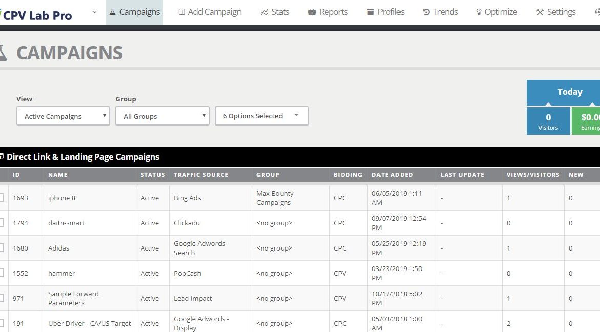 CPV Lab Tracking