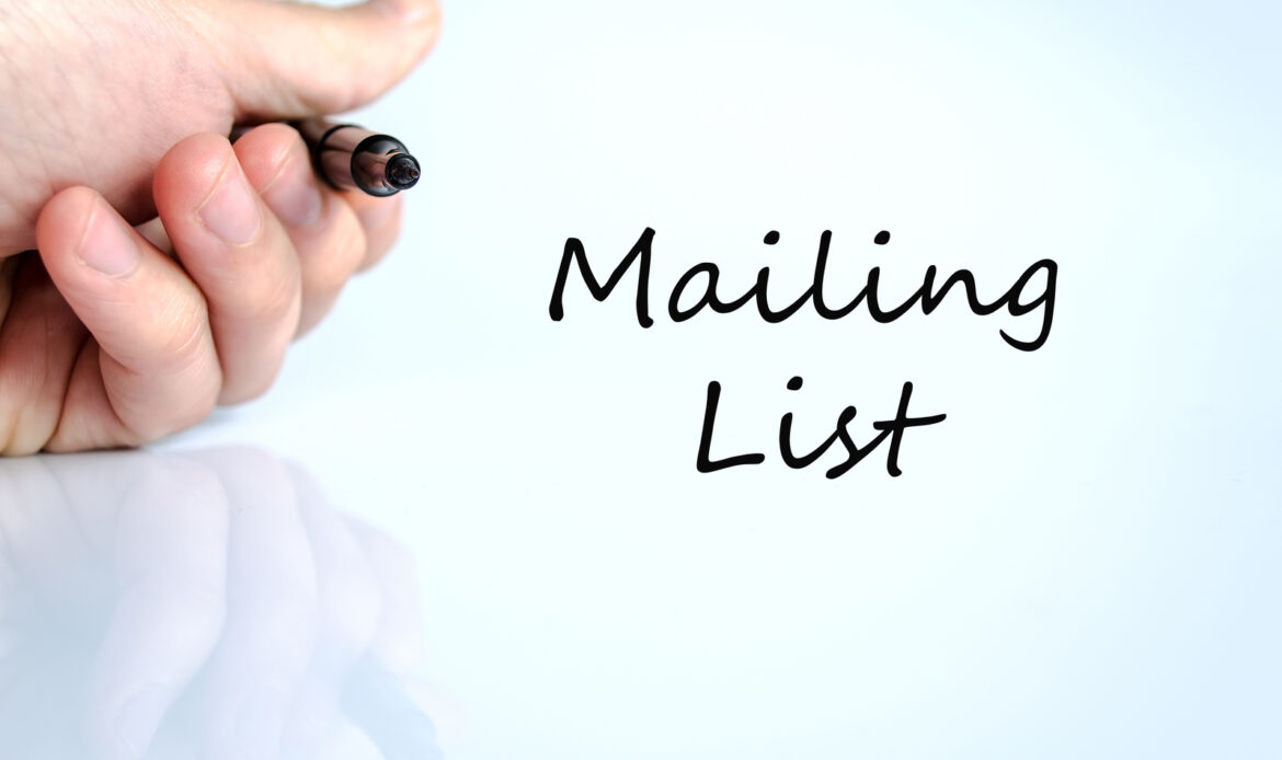 Build Your Mailing List