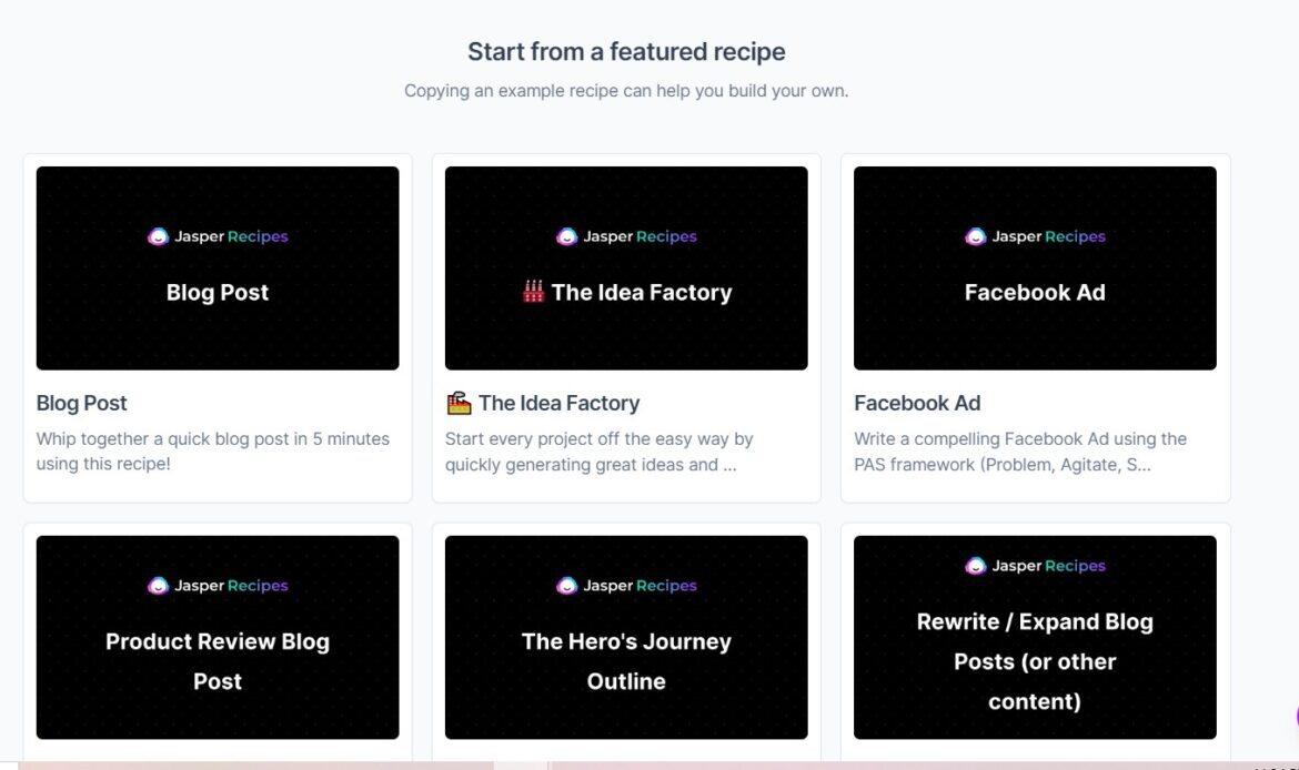 jasper ai review recipes