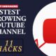 fastest growing youtube channel
